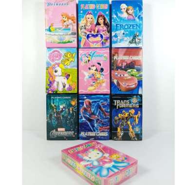 OEM Kartu Remi Gambar Karakter Spiderman