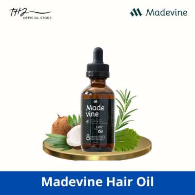 Serum Perawatan Rambut Rusak Kering Rontok Bercabang Ketombe - Madevine Hair Treatment Oil 60ml