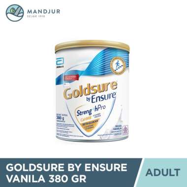 Goldsure By Ensure Vanila 380 Gram - Susu Penambah Nutrisi Dewasa Selama Masa Pemulihan
