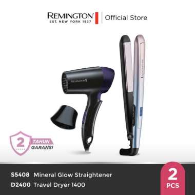 Paket Remington Catokan S5408 - Hairdryer D2400