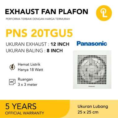 Panasonic FV 20TGU 20 TGU Ceiling Exhaust Fan / Kipas Angin Plafon 8" 8 inch 20 cm