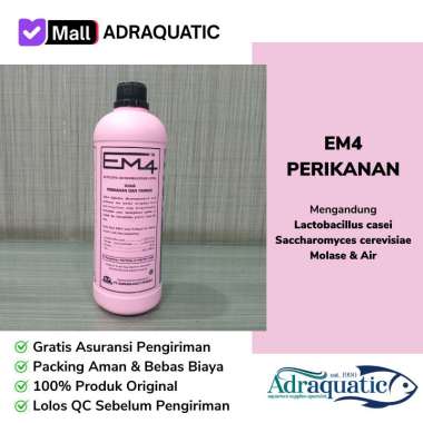 EM4 PINK PERIKANAN 1 LITER TAMBAK PROBIOTIK BAKTERI KOLAM IKAN UDANG