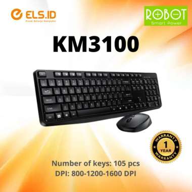 Robot KM3100 Bundle Keyboard Mouse Wireless