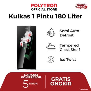 Polytron PRA 18MOW Kulkas 1 Pintu - Belleza Varia
