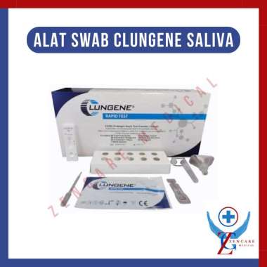 Alat Tes Swab Antigen Clungene Lungene Air Liur AKL Sebox Isi 20 Pcs