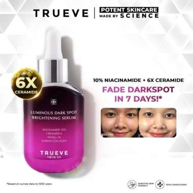 Trueve Luminous Dark Spot Brightening Serum 30 ML, Serum Wajah