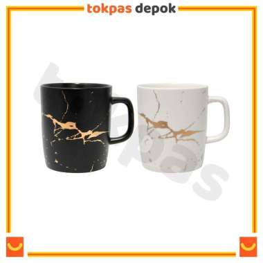 Alat Makan Aesthetic Peralatan Makan Keramik Marble / Piring Gelas Mangkok Keramik Motif Marble Cant