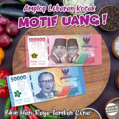 Amplop Lebaran Prank / Amplop Jahil Motif Uang