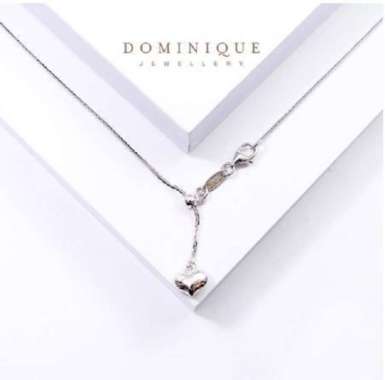 Kalung Serut K-Style 8K - Lotus Gold WHITE GOLD