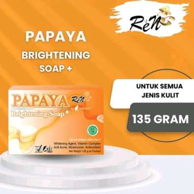 Sabun Papaya REN 135gram Asli BPOM by PT.Amosys Indonesia