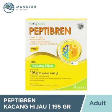 Peptibren Kacang Hijau 195 Gram - Susu Nutrisi Kesehatan Saraf