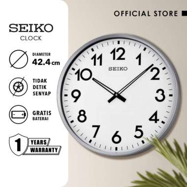 Jam Dinding Seiko Besar QXA560S Analog Quartz 42cm Original