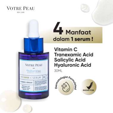 Votre Peau Vitamin C Serum Pour Maharis Clinic 30ml - Serum Pencerah Tranexamic Acid