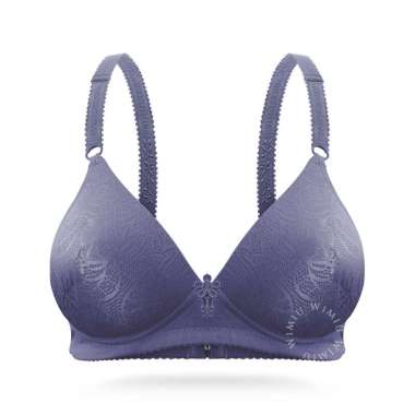 WIMIU Bra Wanita Pakian Dalam Wanita BH Bra 000222 Pink 42