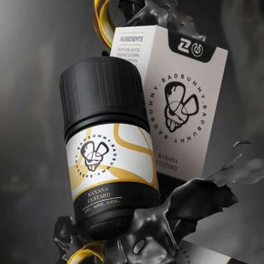 Liquid Bad Bunny Banana Custard 6MG 7MG 60ML Original 100% Vapor Liquid 7MG 60ML