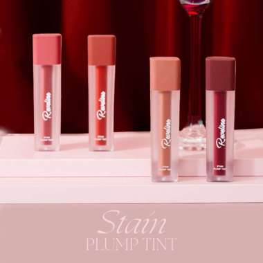 REVELINE Stain Plump Tint Lip Tint Liptint Lipcream Lip Cream Reveline Stain Plump Tint Friendly Hum