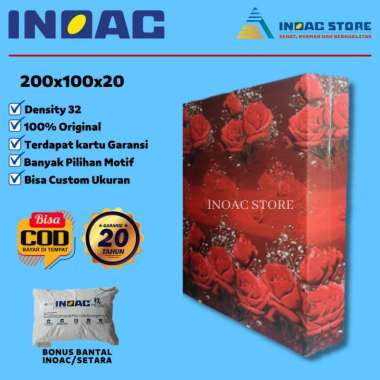 Kasur INOAC Murah Ukuran 200 x 100 x 20 cm Asli Garansi 20 Tahun Distributor Pt Inoac Polytechno Ind