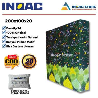 Kasur INOAC Murah Ukuran 200 x 100 x 20 cm Asli Garansi 20 Tahun Distributor Pt Inoac Polytechno Ind