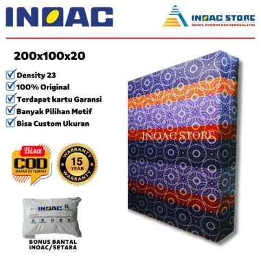 Kasur INOAC Murah Ukuran 200 x 100 x 20 cm Asli Garansi 20 Tahun Distributor Pt Inoac Polytechno Ind