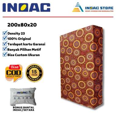 Kasur INOAC Tebal 20 cm Murah Ukuran 200 x 80 x 20 cm Asli Garansi 10,15 Tahun Distributor Pt Inoac 