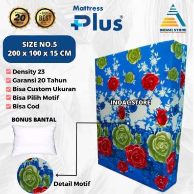 Kasur INOAC Tebal 15 cm Murah Ukuran 200 x 100 x 15 cm Asli Garansi 10,15 Tahun Distributor Pt INOAC