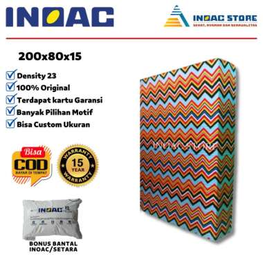 Kasur INOAC Tebal 15 cm Murah Ukuran 200 x 80 x 15 cm Asli Garansi 10,15 Tahun Distributor Pt Inoac 