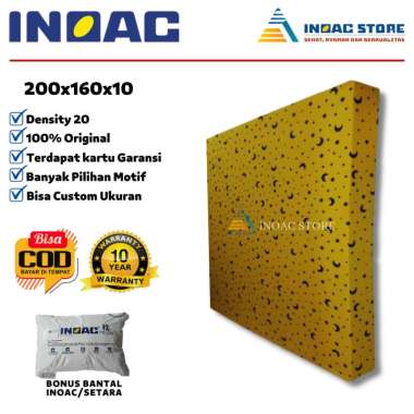 Kasur Busa Inoac No.2 Tebal 10 cm Asli Garansi 20 Tahun Murah EOQ D20