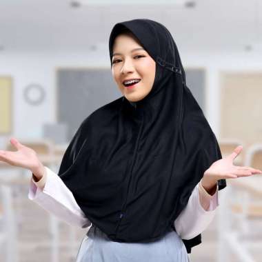 Rabbani - Kerudung Sekolah Instan Innova XL COKLAT KOPI