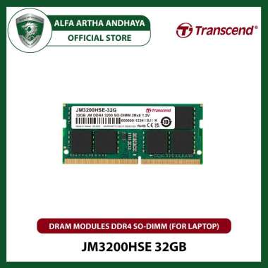 Transcend SO-DIMM JETRAM DDR4 3200 [NOTEBOOK RAM] 32GB-JM3200HSE