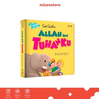 Mizan Buku Anak Halo Balita Sali Saliha: Allah Swt. Tuhanku (Boardbook)