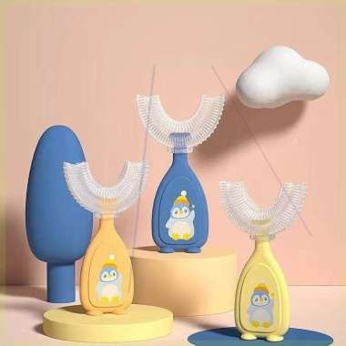 ONE-C348 Sikat Gigi U Anak Karakter OPP / U Shaped Toothbrush Children / Sikat Gigi Bayi Silikon Ben