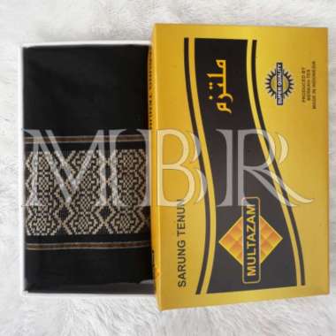 SARUNG DEWASA MULTAZAM SARUNG PRIA SERIAL BLACK Coklat