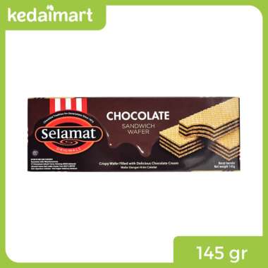 Promo Harga Selamat Wafer Chocolate 198 gr - Blibli