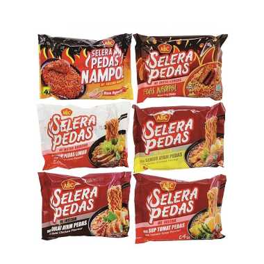 Mi ABC Selera Pedas - Mie Instan Pedas Spesial - 1 bks SUP TOMAT