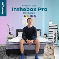 Kasur Spring Bed IN THE BOX Pro - FREE Bantal