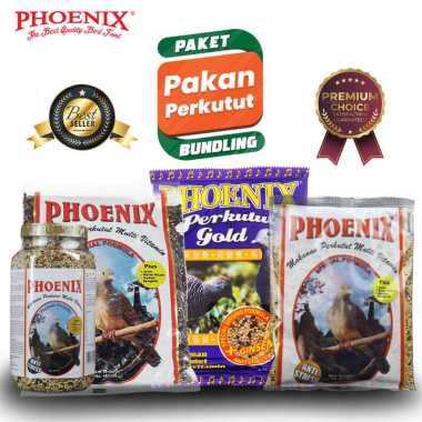 PAKET PERKUTUT Bundling Pakan dan Jamu Perkutut Phoenix Berkualitas