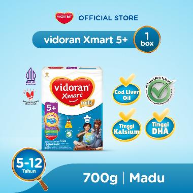 Vidoran Xmart 5+ Madu Susu Formula 700 g