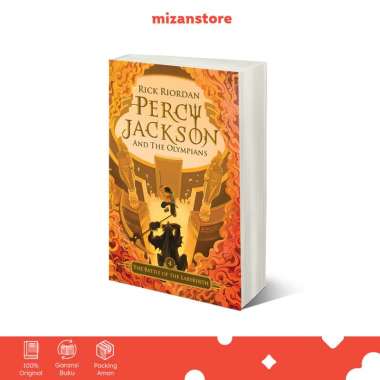 Mizan Buku Novel Percy Jackson #4: The Battle Of The Labyrinth (Republish) | Fantasi