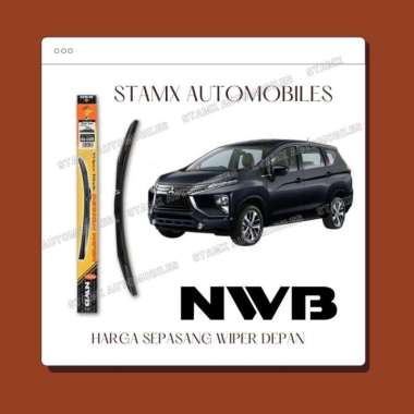 Wiper Depan Mitsubishi Xpander ORIGINAL ASLI merk NWB Hybrid DESIGN Frameless Japan 26 16