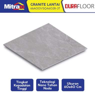Durafloor Granit Lantai Porselen 60x60 Motif Marble Glazed Polished 66A001