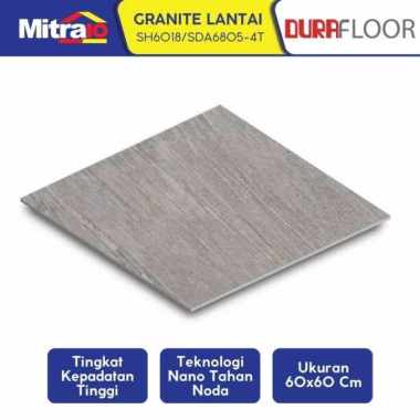 Durafloor Granit Lantai Porselen 60x60 Abu Abu Motif Marble Rustic Glazed SH6018