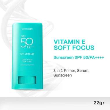 WARDAH UV SHIELD LIGHT MATTE SUN STICK SPF 50 PA++++ 22G | SUNSCREEN