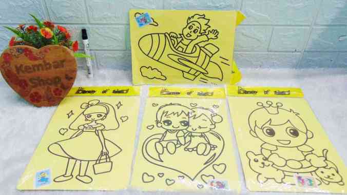 PAKET-CP JUMBO! MAINAN EDUKASI ANAK PAKET MELUKIS PASIR MEWARNAI PASIR CAT PASIR WARNA cat pasir