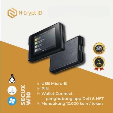 SecuX W10 / Hardware Cold Wallet / Cryptocurrency / Bitcoin BTC ETH / BNIB