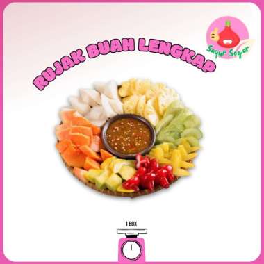 Rujak Buah Lengkap Fresh 1Box - Bawangbagus
