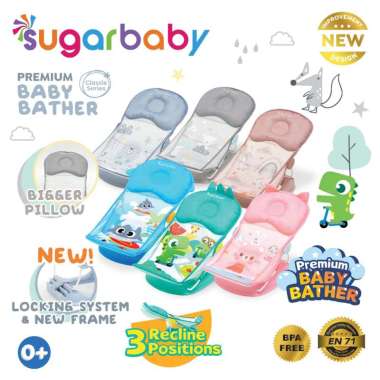 Sugar Baby Premium Baby Bather Classic & Fun Series Tempat Mandi Bayi Sugar Sky