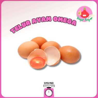 Telur Omega Isi 10pcs - Bawangbagus