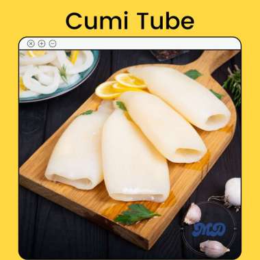 Cumi Tube Kupas Bersih 1 Kg Import / Squid Tube Import / Calamari / Cumi Squid Besar / Cumi Segar Be