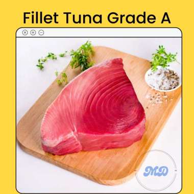 Ikan tuna Fillet Steak 1 KG Grade A Premium / Ikan Tuna Fresh / Ikan Tuna Segar/ Tuna Fillet Steak B