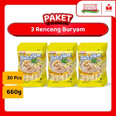 SUPER BUBUR Buryam Trio ( 3 Renceng )